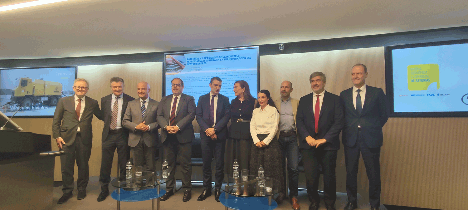Jornada «Potencial de la industria ferroviaria asturiana en la transformación del sector europeo»